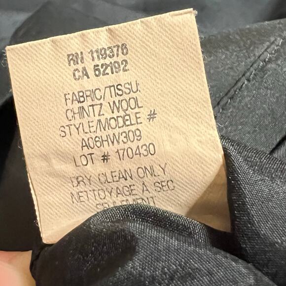 Helmut Lang Virgin Wool Skirt 6 Black Mini Straight Designer Work Versatile Chic - Picture 8 of 9